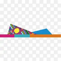 彩色扁平化图形-空若网 彩色扁平化图形-空若网