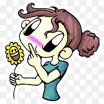 可爱俏皮手绘女孩-空若网 可爱俏皮手绘女孩-空若网