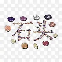 彩色鹅卵石石头-空若网 彩色鹅卵石石头-空若网