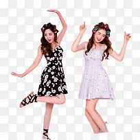 时尚可爱穿裙子的美少女-空若网 时尚可爱穿裙子的美少女-空若网