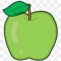 绘制卡通奥格里斯剪贴画-绿苹果片-空若网 绘制卡通奥格里斯剪贴画-绿苹果片-空若网