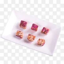 一碟玫瑰花生酥-空若网 一碟玫瑰花生酥-空若网