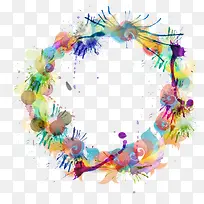 水彩墨框框-空若网 水彩墨框框-空若网