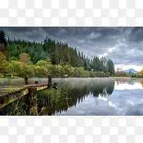 绿树环绕小桥小河-空若网 绿树环绕小桥小河-空若网