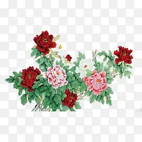 合成水彩合成海棠花植物-空若网 合成水彩合成海棠花植物-空若网