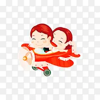 矢量卡通飞机-空若网 矢量卡通飞机-空若网