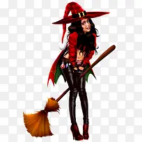 卡通手绘女巫-空若网 卡通手绘女巫-空若网