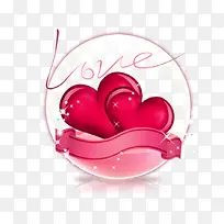 透明玻璃爱心球-空若网 透明玻璃爱心球-空若网