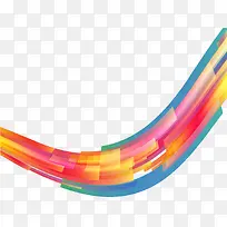 密集飞行多彩条幅-空若网 密集飞行多彩条幅-空若网