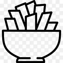 一碗面条图标-空若网 一碗面条图标-空若网