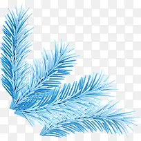 蓝色植物树枝-空若网 蓝色植物树枝-空若网