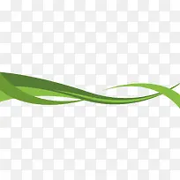 矢量绿色曲线-空若网 矢量绿色曲线-空若网