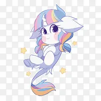 矢量彩虹小马-空若网 矢量彩虹小马-空若网