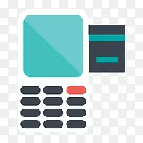 矢量刷卡的pos机素材-空若网 矢量刷卡的pos机素材-空若网