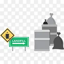 垃圾处理处矢量-空若网 垃圾处理处矢量-空若网