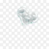 爱心形状的白色云朵-空若网 爱心形状的白色云朵-空若网