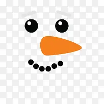 矢量雪人表情-空若网 矢量雪人表情-空若网