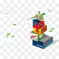 商务人士插画-空若网 商务人士插画-空若网