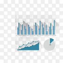 蓝色分析图表-空若网 蓝色分析图表-空若网