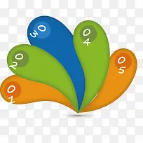 矢量创意流程表-空若网 矢量创意流程表-空若网