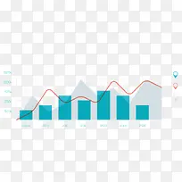 蓝色柱形数据分析-空若网 蓝色柱形数据分析-空若网