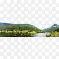 山峡之间的河流全景高清摄影图片-空若网 山峡之间的河流全景高清摄影图片-空若网