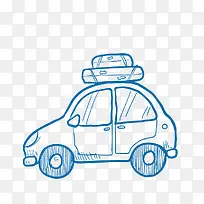 手绘小车-空若网 手绘小车-空若网