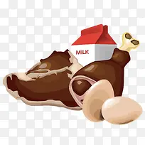 矢量食物猪肉食材-空若网 矢量食物猪肉食材-空若网