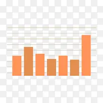 橙色柱形分析图-空若网 橙色柱形分析图-空若网