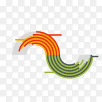 矢量多彩S型计图-空若网 矢量多彩S型计图-空若网