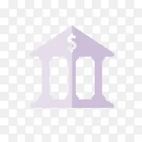 矢量手绘银行建筑符号-空若网 矢量手绘银行建筑符号-空若网