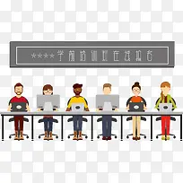 卡通学前培训班在线报名矢量-空若网 卡通学前培训班在线报名矢量-空若网