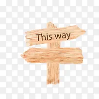 木质指示牌-空若网 木质指示牌-空若网