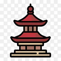 扁平化塔PNG下载-空若网 扁平化塔PNG下载-空若网