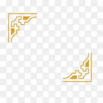 橱窗花边黄色边框-空若网 橱窗花边黄色边框-空若网