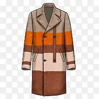 卡通时尚男士长风衣-空若网 卡通时尚男士长风衣-空若网