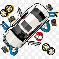 修车的人-空若网 修车的人-空若网