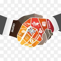 握手合作信息图表数据分析-空若网 握手合作信息图表数据分析-空若网