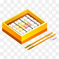 寿司矢量图素材-空若网 寿司矢量图素材-空若网