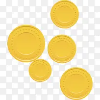金币png矢量元素-空若网 金币png矢量元素-空若网