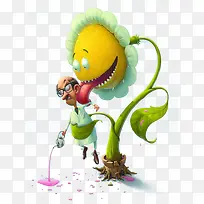 卡通向日葵-空若网 卡通向日葵-空若网