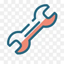 扁平化扳手PNG下载-空若网 扁平化扳手PNG下载-空若网