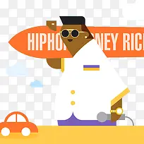 扁平化饶舌歌手-空若网 扁平化饶舌歌手-空若网