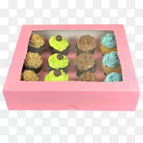 小纸杯蛋糕四盒生日蛋糕松饼-粉红色蛋糕-空若网 小纸杯蛋糕四盒生日蛋糕松饼-粉红色蛋糕-空若网