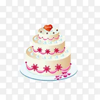 手绘生日蛋糕免扣素材-空若网 手绘生日蛋糕免扣素材-空若网