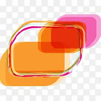 手绘透明不规则形状边框-空若网 手绘透明不规则形状边框-空若网