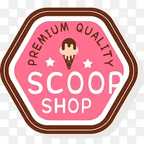 粉色简约食物标签-空若网 粉色简约食物标签-空若网