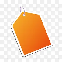 矢量橙色dm单吊牌-空若网 矢量橙色dm单吊牌-空若网
