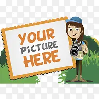 矢量摄影女孩-空若网 矢量摄影女孩-空若网