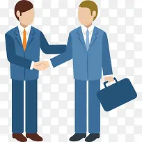 商务交易插画-空若网 商务交易插画-空若网